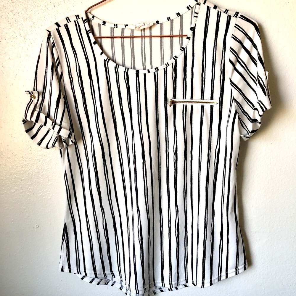 Black and White strip Women’s shirt